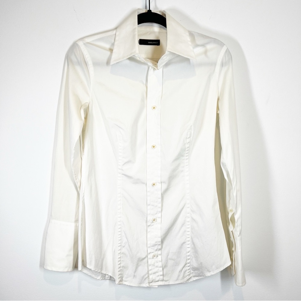 DSQUARED2 Tailored White Button Down Shirt